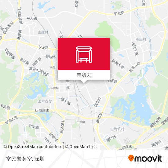 富民警务室地图
