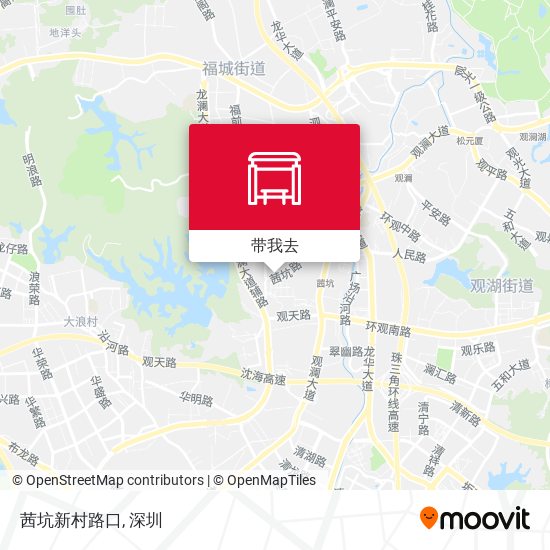 茜坑新村路口地图
