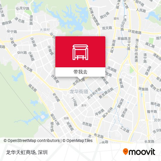 龙华天虹商场地图