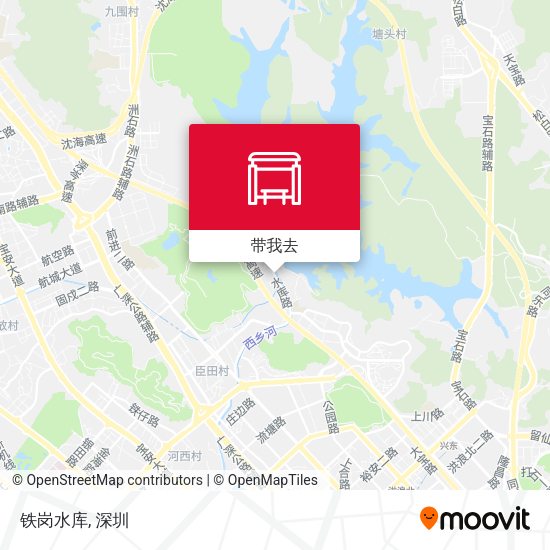 铁岗水库地图