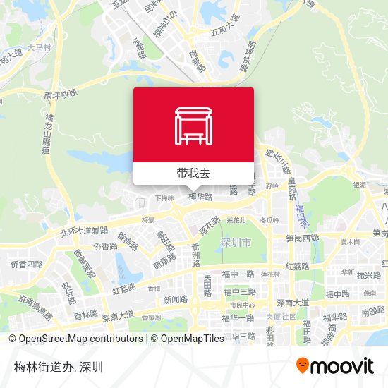 梅林街道办地图