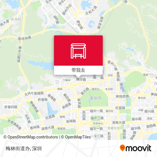 梅林街道办地图