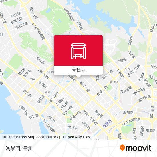 鸿景园地图