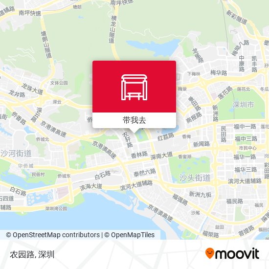 农园路地图