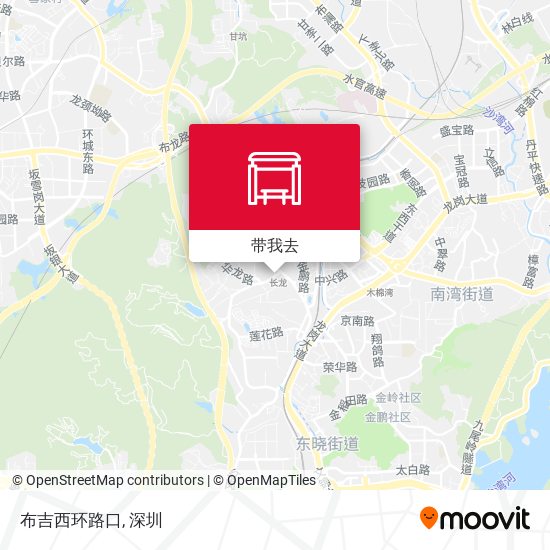布吉西环路口地图