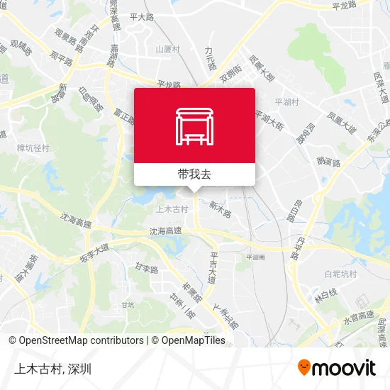 上木古村地图