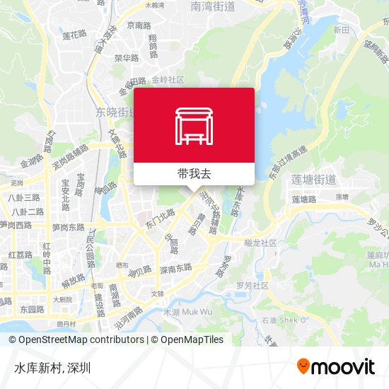 水库新村地图