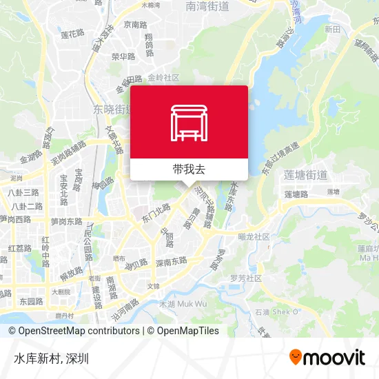 水库新村地图