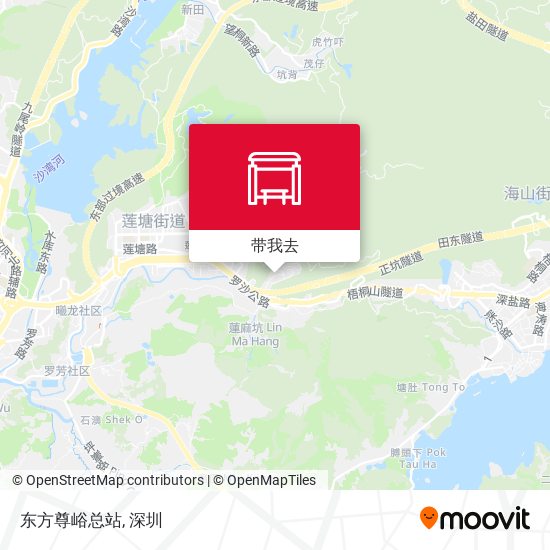 东方尊峪总站地图