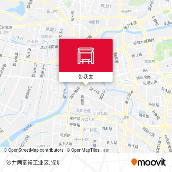 沙井同富裕工业区地图