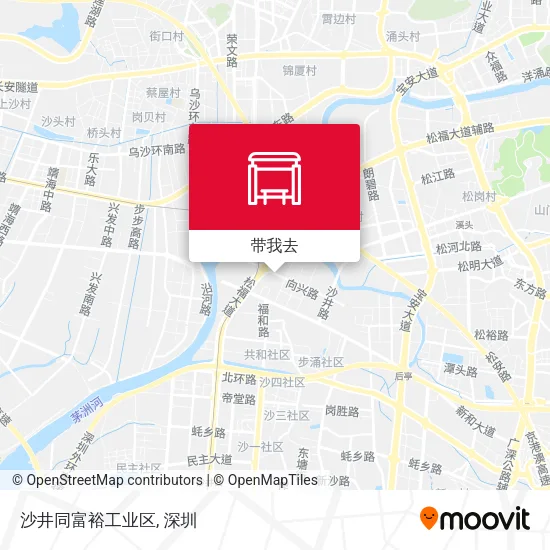 沙井同富裕工业区地图