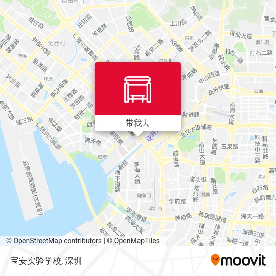 宝安实验学校地图