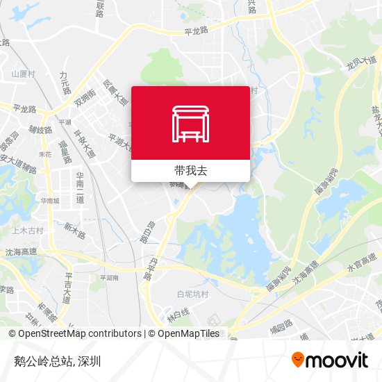 鹅公岭总站地图