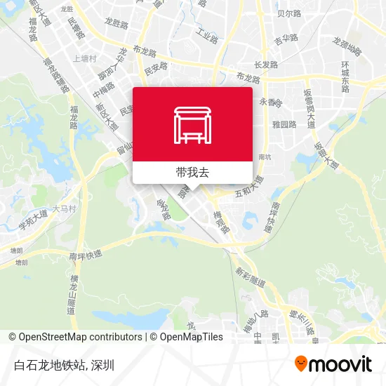 白石龙地铁站地图