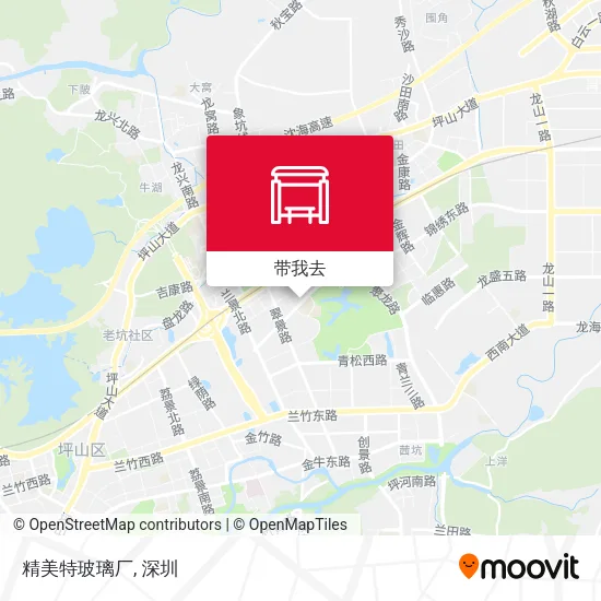 精美特玻璃厂地图