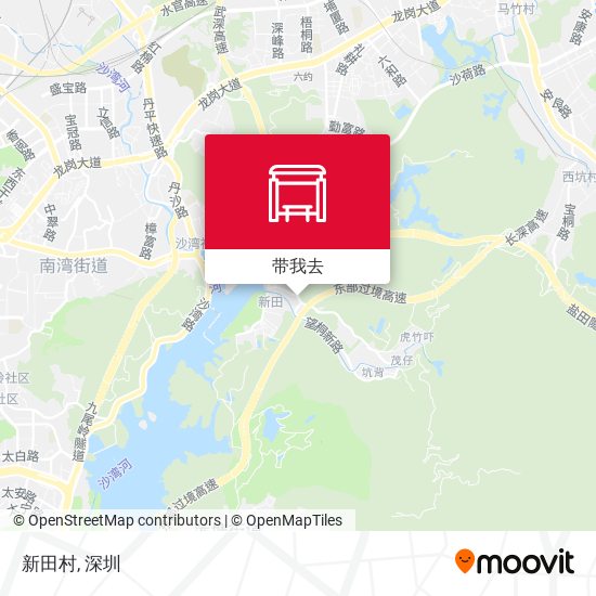 新田村地图