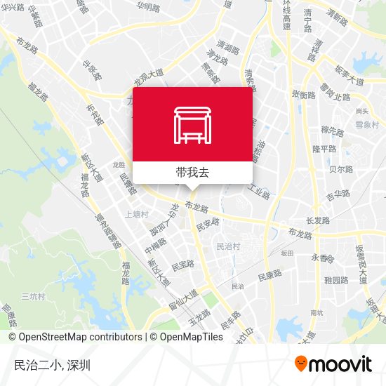 民治二小地图