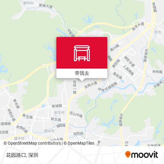 花园路口地图