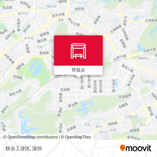 联合工业区地图