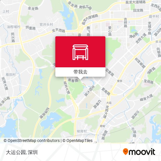 大运公园地图