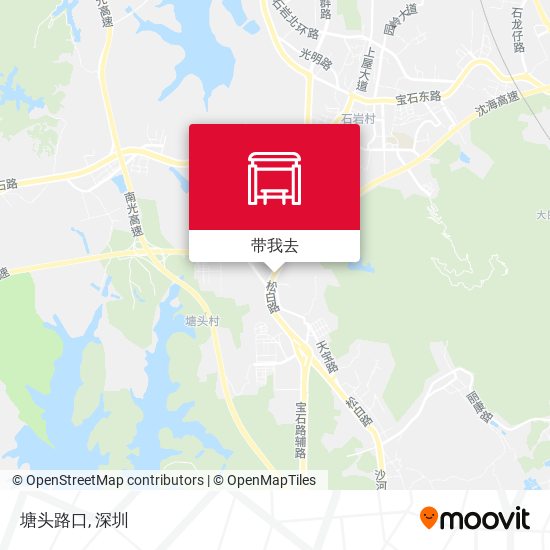 塘头路口地图