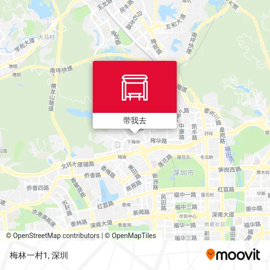 梅林一村1地图