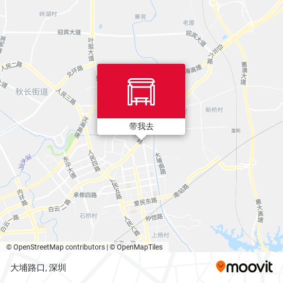 大埔路口地图