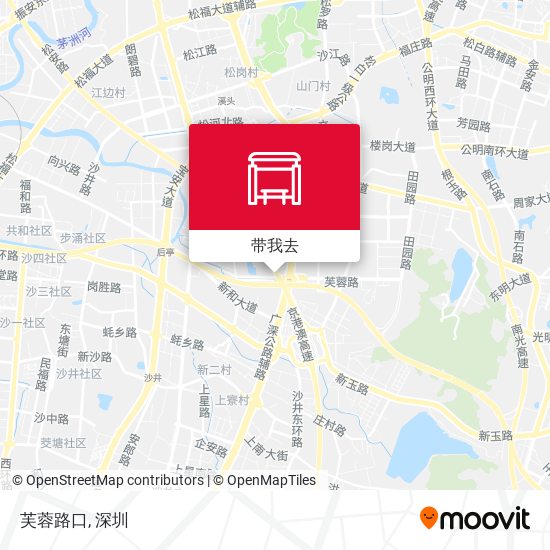 芙蓉路口地图