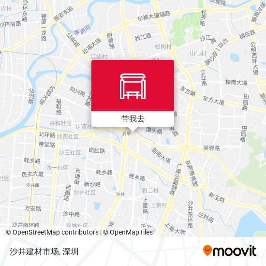 沙井建材市场地图