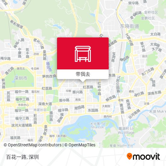 百花一路地图