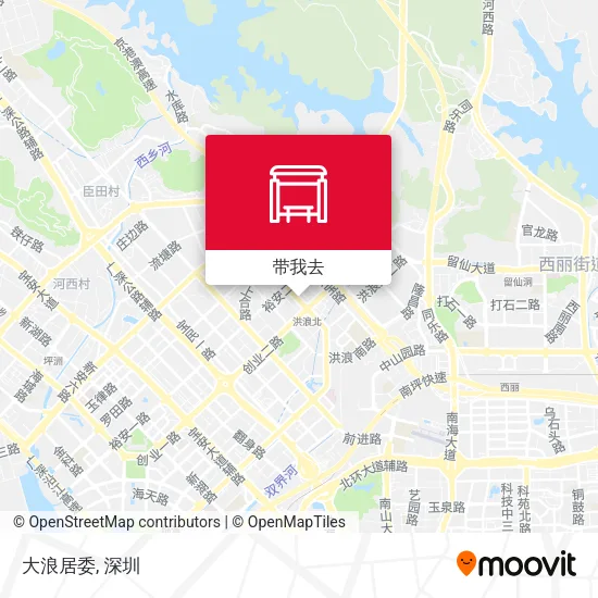 大浪居委地图