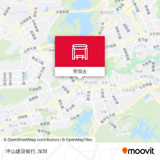 坪山建设银行地图