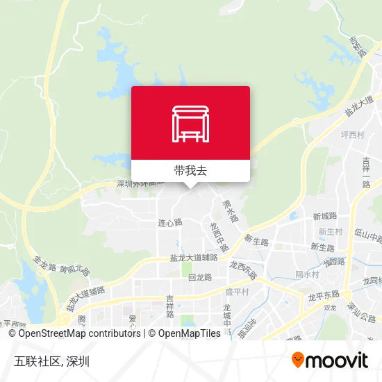 五联社区地图