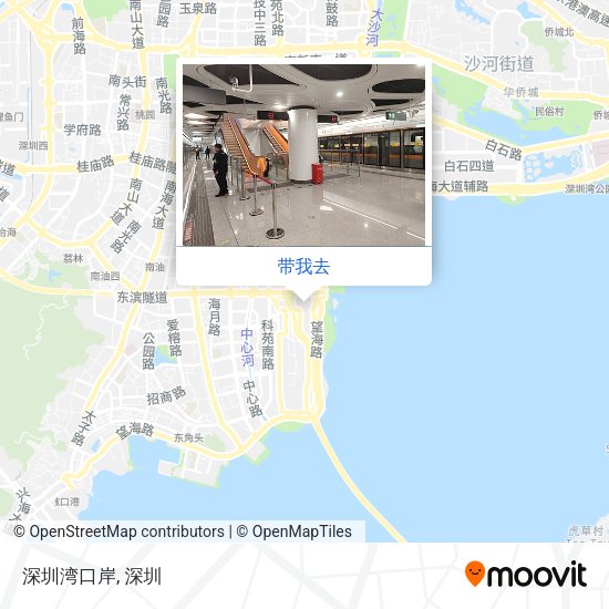 深圳湾口岸地图