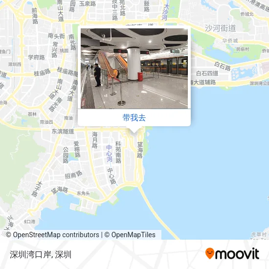 深圳湾口岸地图