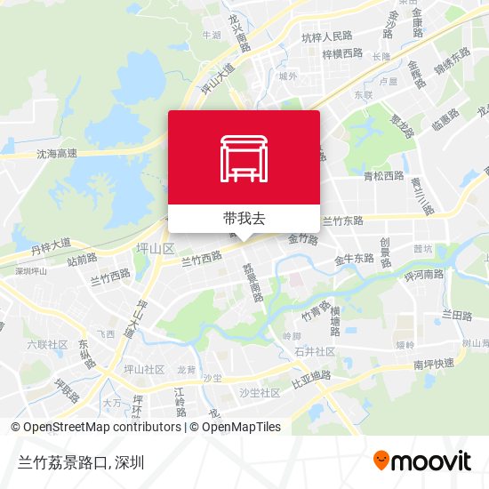 兰竹荔景路口地图