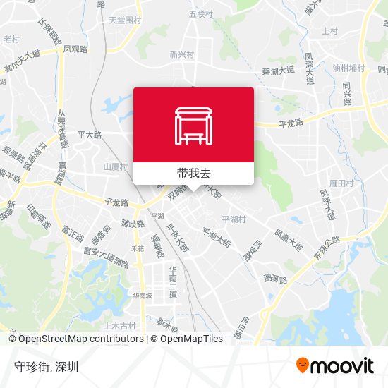 守珍街地图