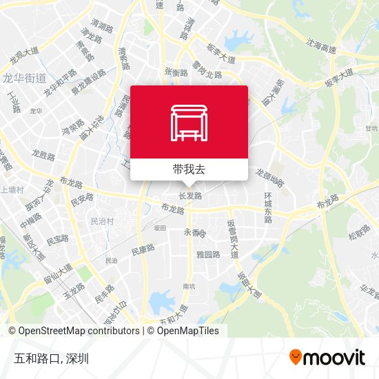 五和路口地图