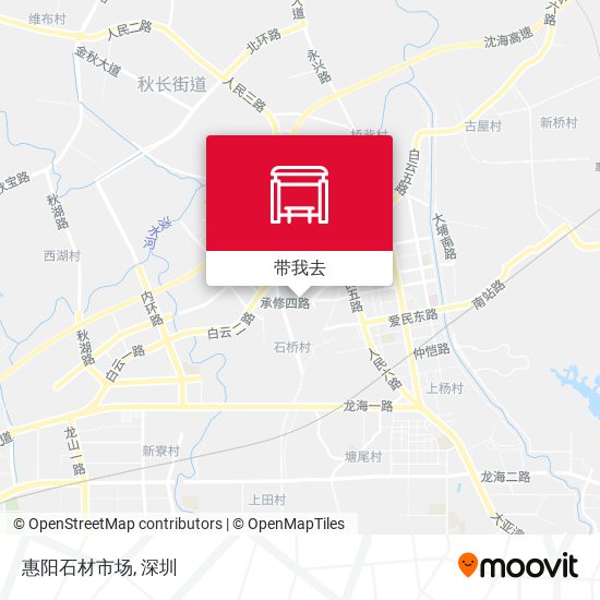 惠阳石材市场地图