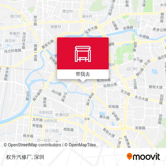 权升汽修厂地图