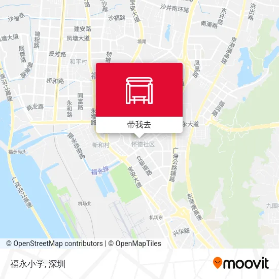 福永小学地图