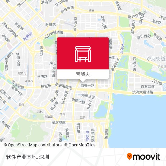 软件产业基地地图