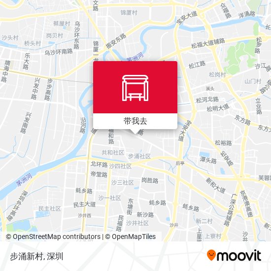步涌新村地图