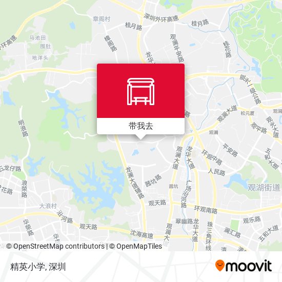 精英小学地图