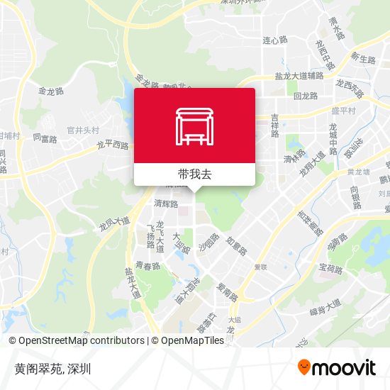 黄阁翠苑地图