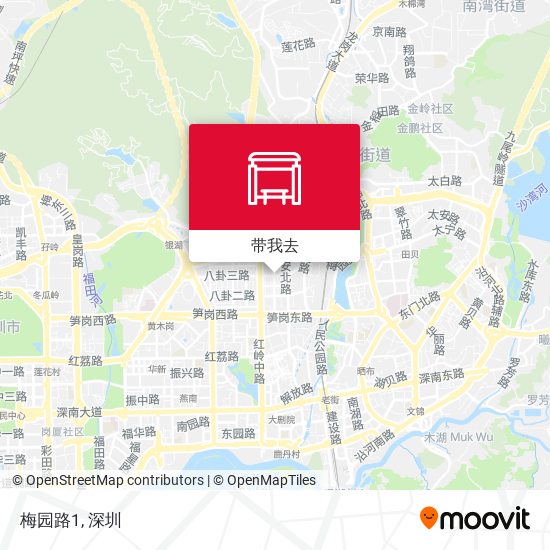 梅园路1地图