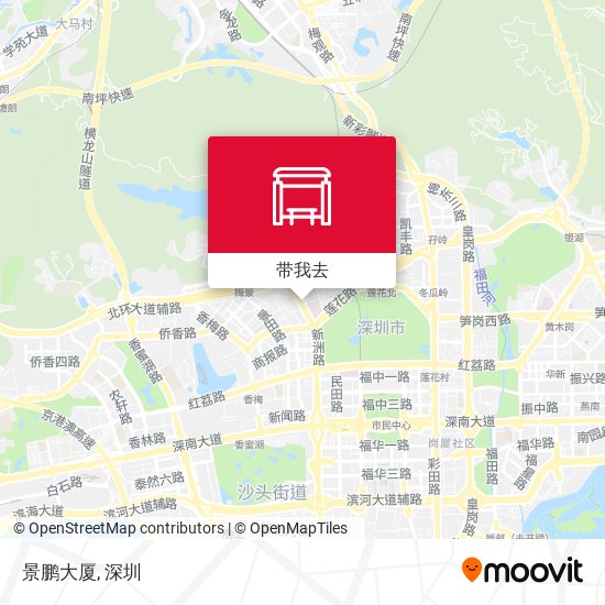景鹏大厦地图