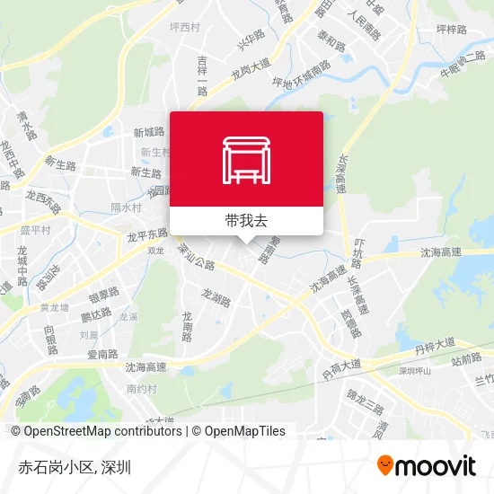 赤石岗小区地图