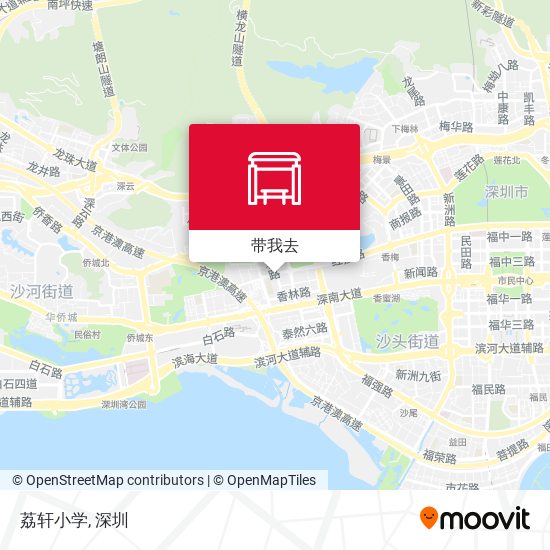 荔轩小学地图