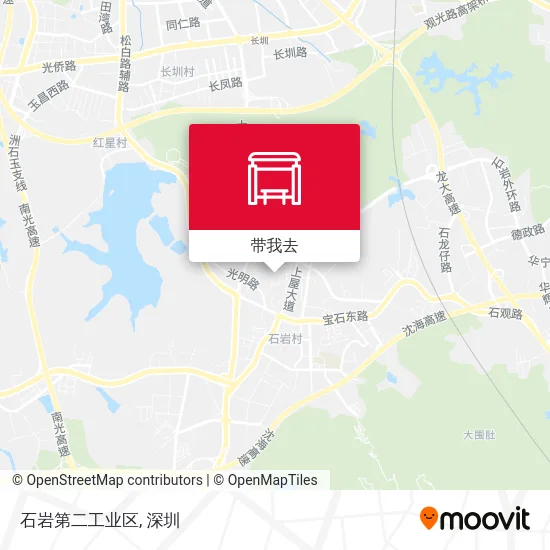 石岩第二工业区地图